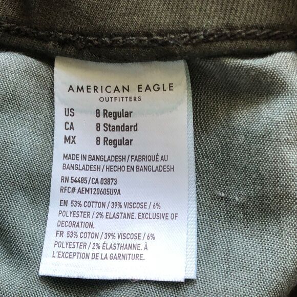 American Eagle Womens Sz 8 Next Level Stretch Camo High Waisted Jegging Pants - Picture 4 of 14